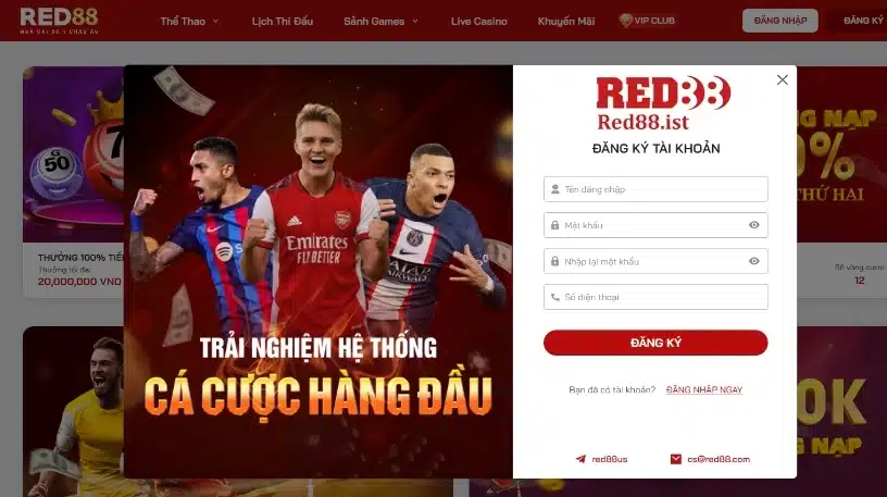 Những ưu điểm vượt trội khi đăng ký và tham gia tại Red88