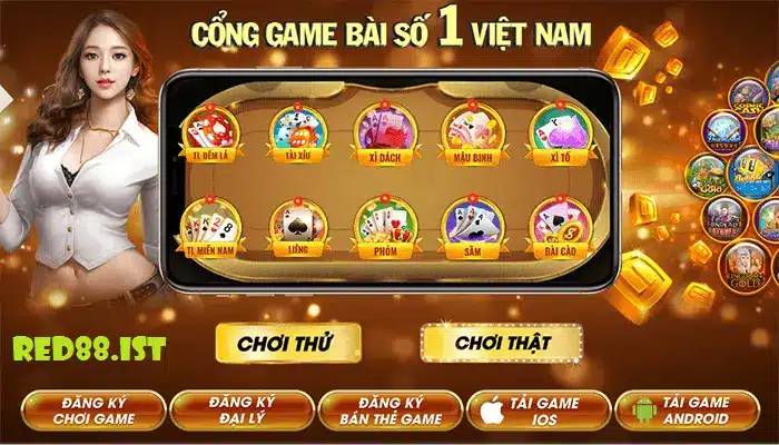 Giới thiệu các thông tin về sảnh game bài Red88